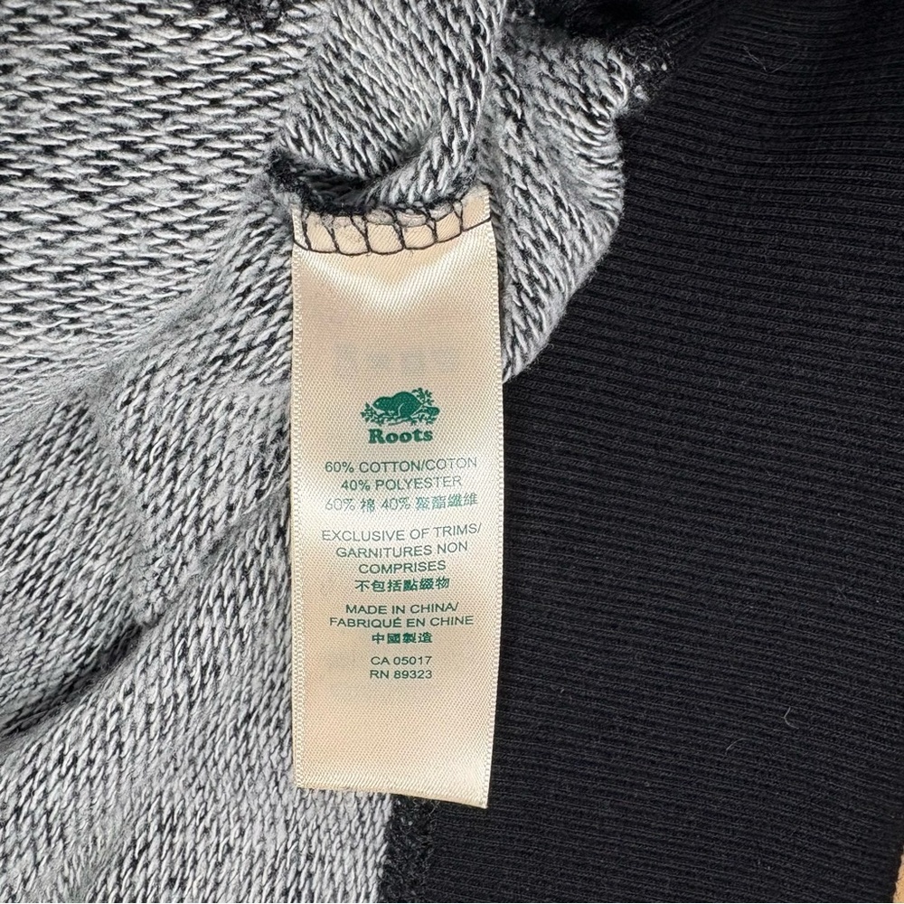 Roots Oversized Kanga Hoodie XS | Relaxed Fit Pullover Sweatshirt Cozy Lounge - Picture 11 of 11